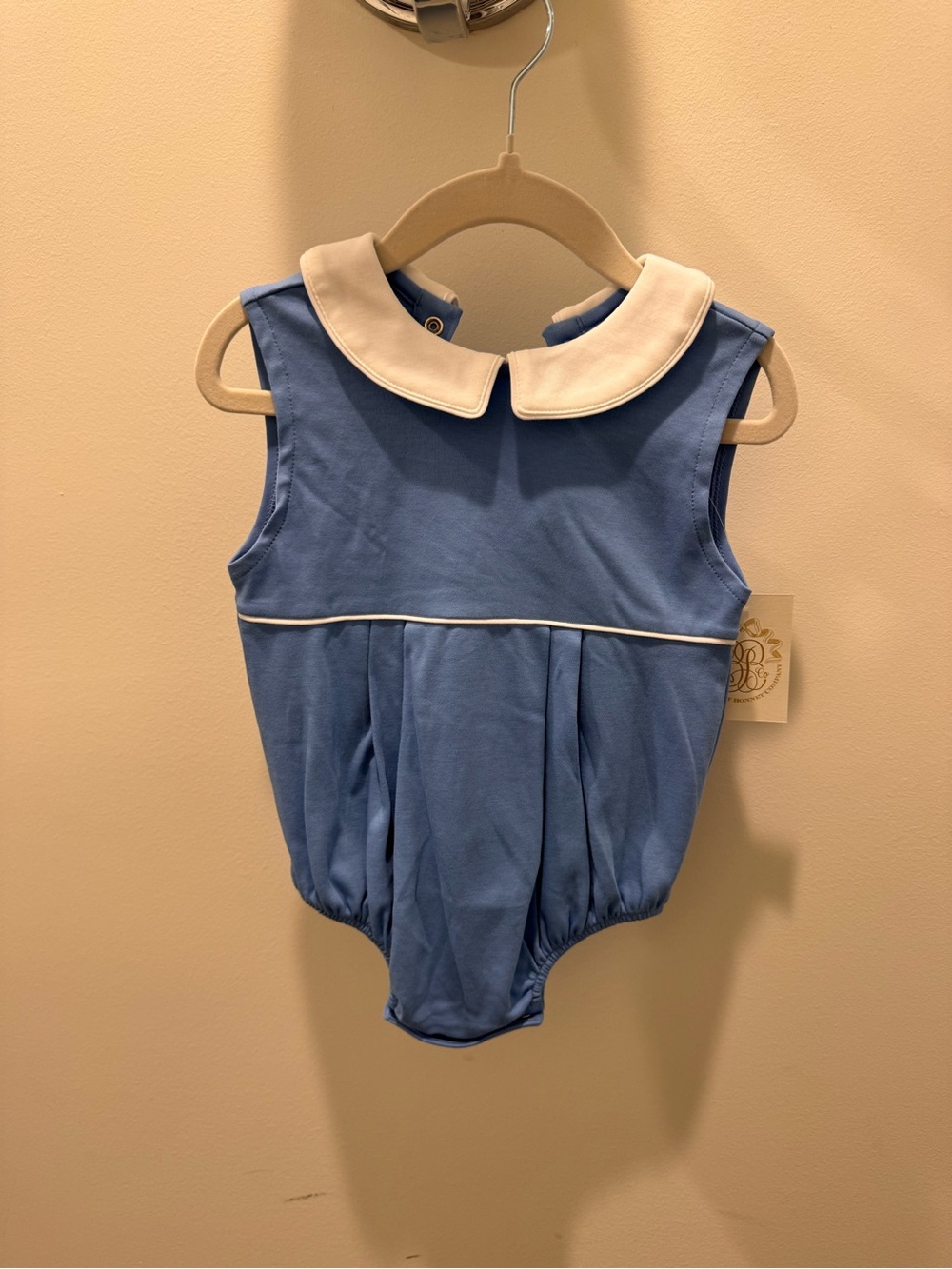 Beaufort Bonnet Bradford Bubblr Blue Peter Pan Collar 12-18m